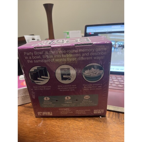 NEW/SEALED Party Bowl What Do You Meme? Memory Card Team Party Game 2019 Rare - Picture 3 of 6
